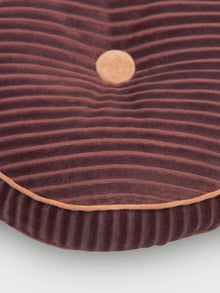 Luna Berry Velvet Round cushion