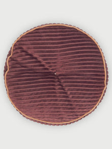 Luna Berry Velvet Round cushion