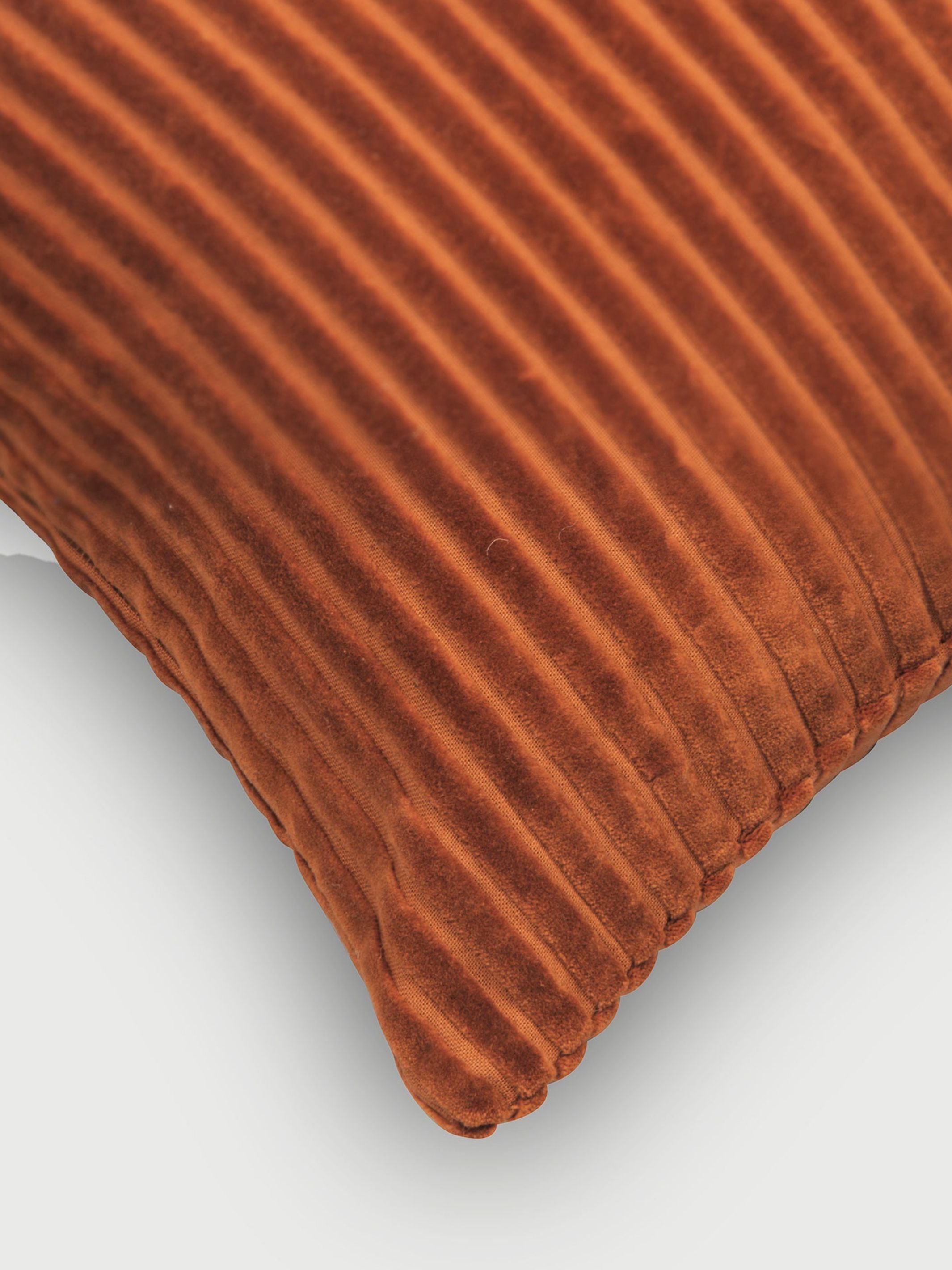 Luna Burnt Orange Velvet Cushion cover