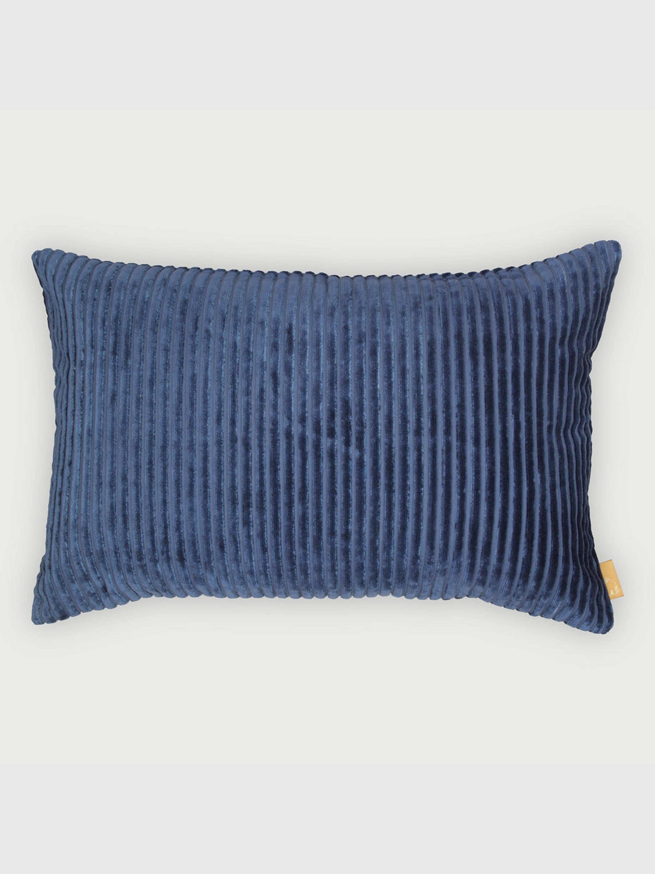 Luna Cobalt Blue Velvet Cushion cover