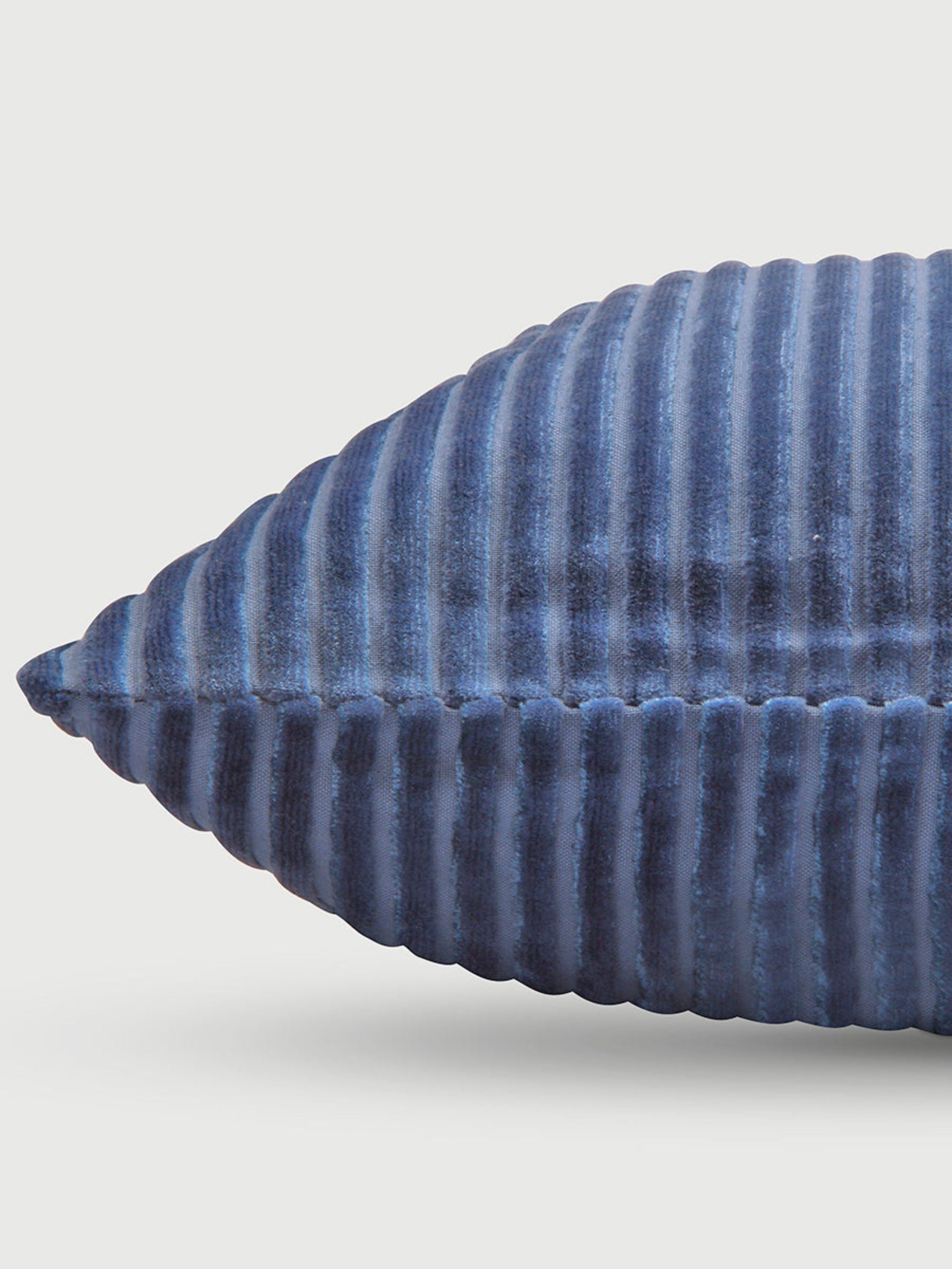 Luna Cobalt Blue Velvet Cushion cover