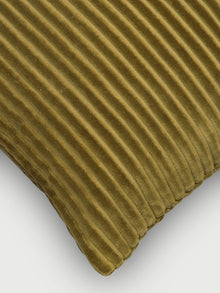 Luna Olive Velvet Cushion cover