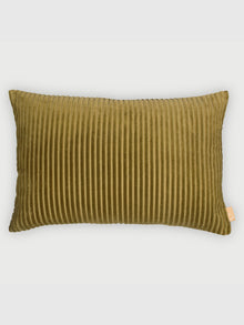 Luna Olive Velvet Cushion cover