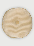 Luna Sandstone Velvet Round Cushion
