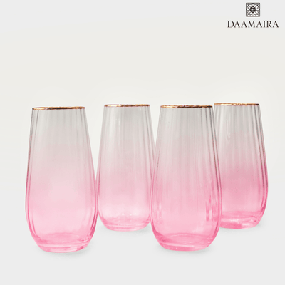 Lush Set Of 4 High Ball Glasses