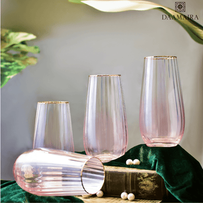 Lush Set Of 4 High Ball Glasses