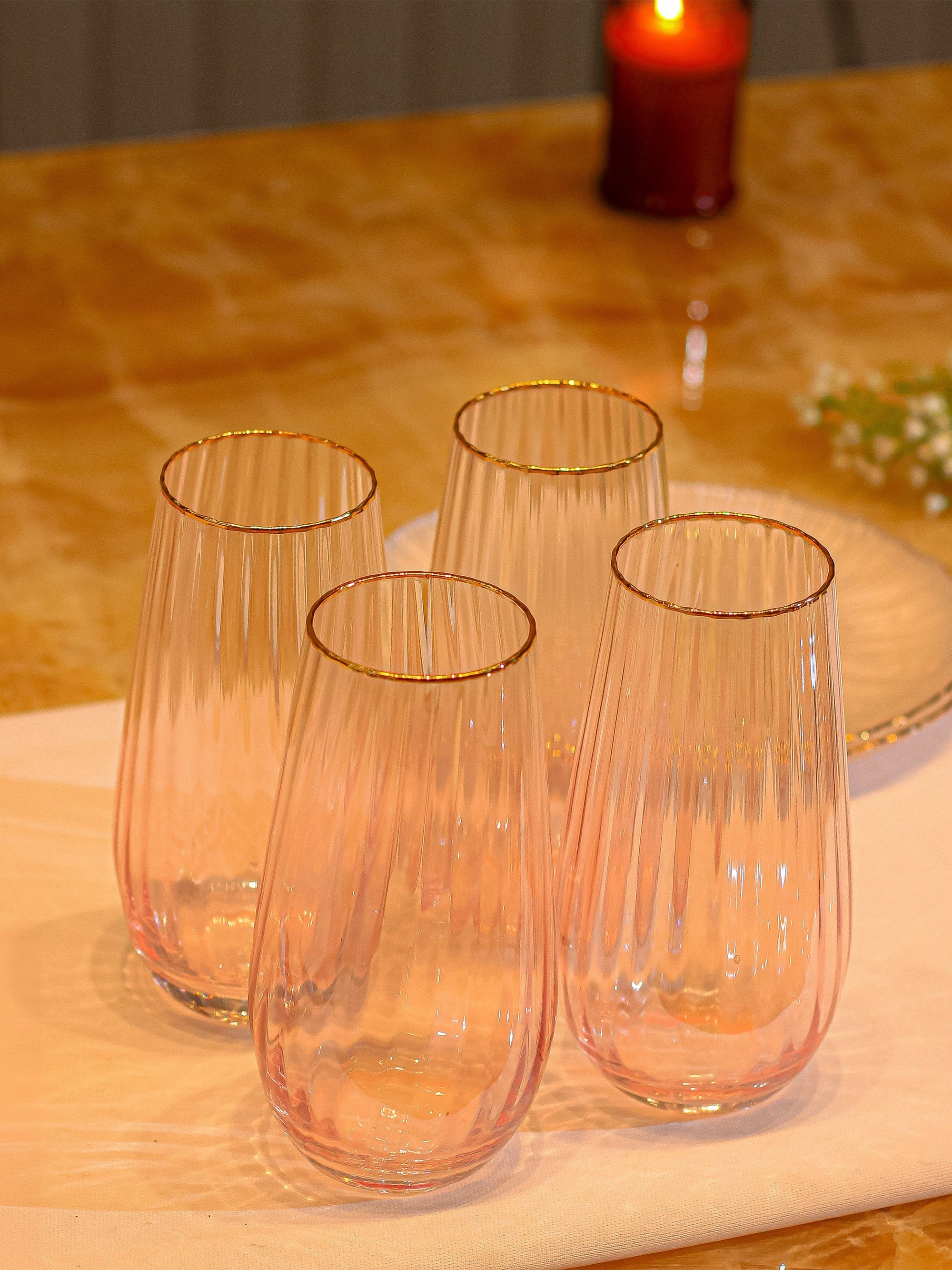 Lust Set Of 4 High Ball Glasses