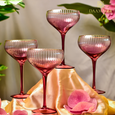 Lust Set Of 4 Martini Glasses