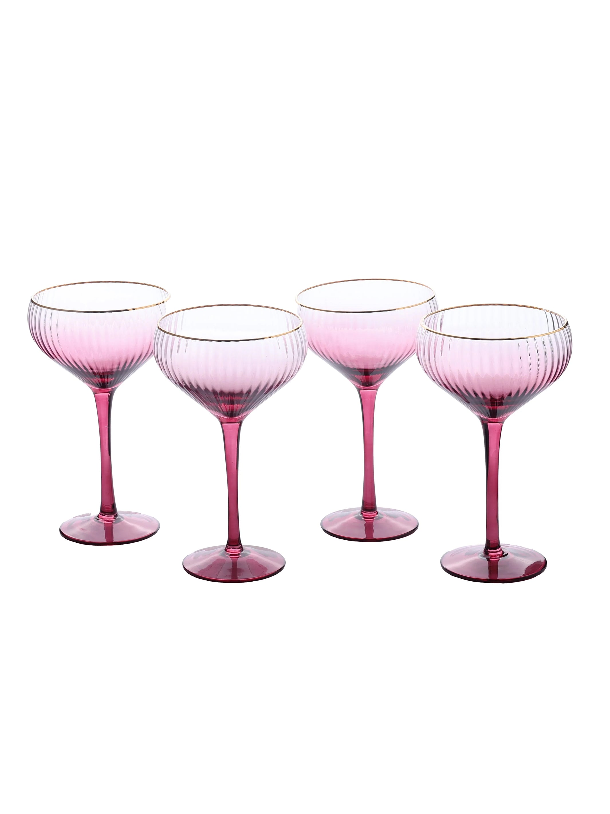 Lust Set Of 4 Martini Glasses