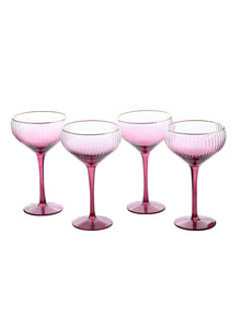 Lust Set Of 4 Martini Glasses