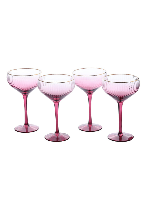 Lust Set Of 4 Martini Glasses