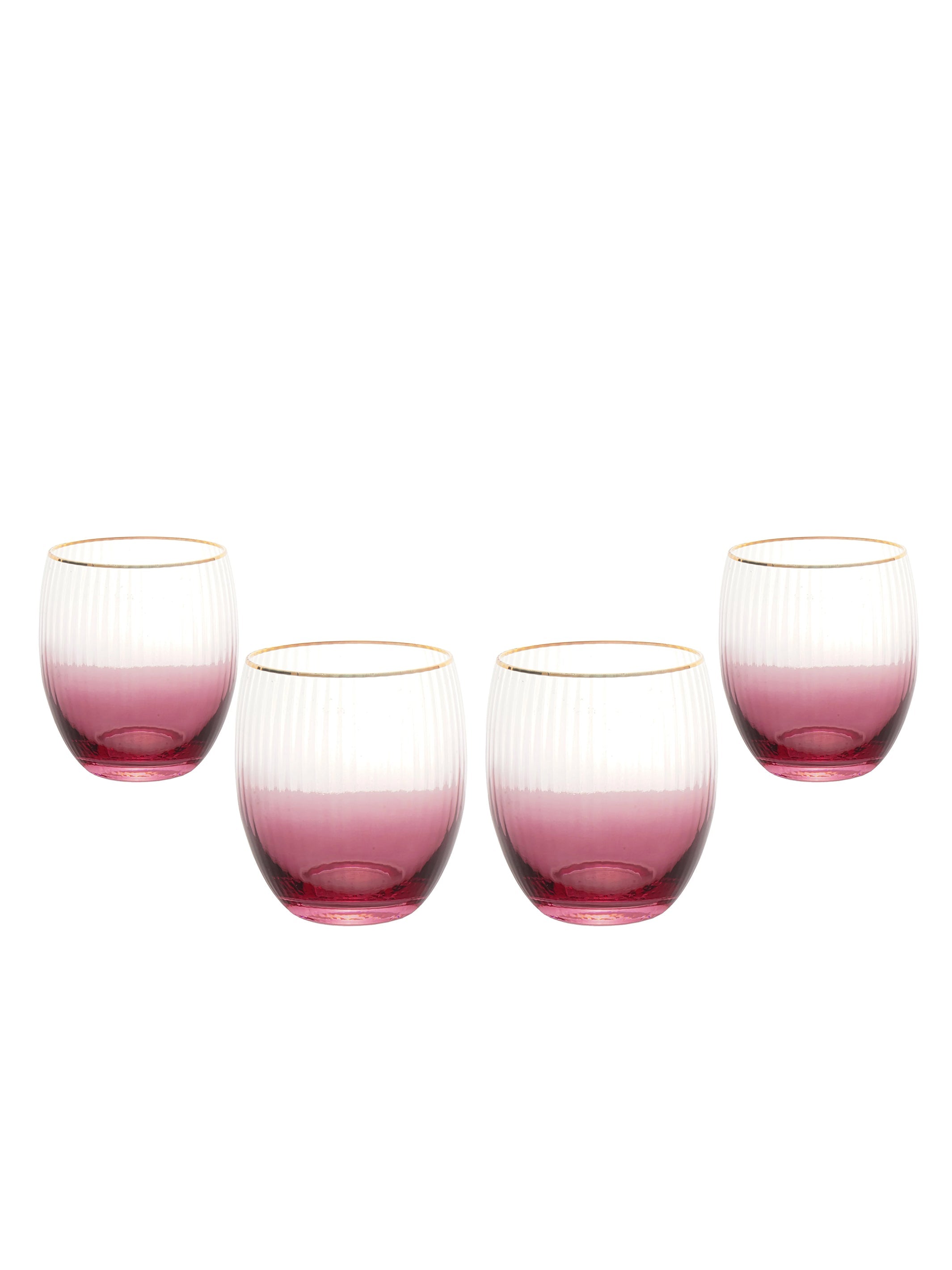 Lust Set Of 4 Water Glasses