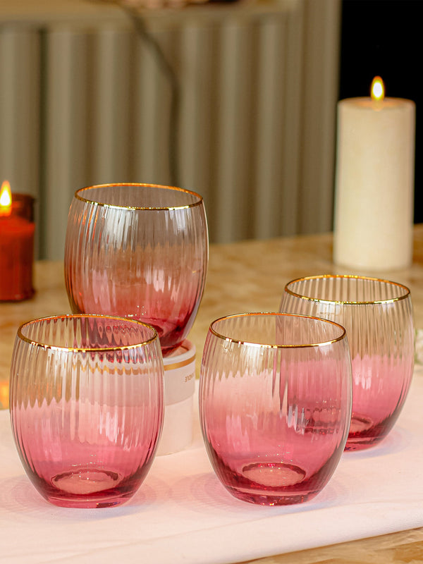 Lust Set Of 4 Water Glasses
