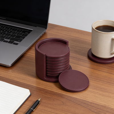 Stack Coasters with Holder (Set of 4)