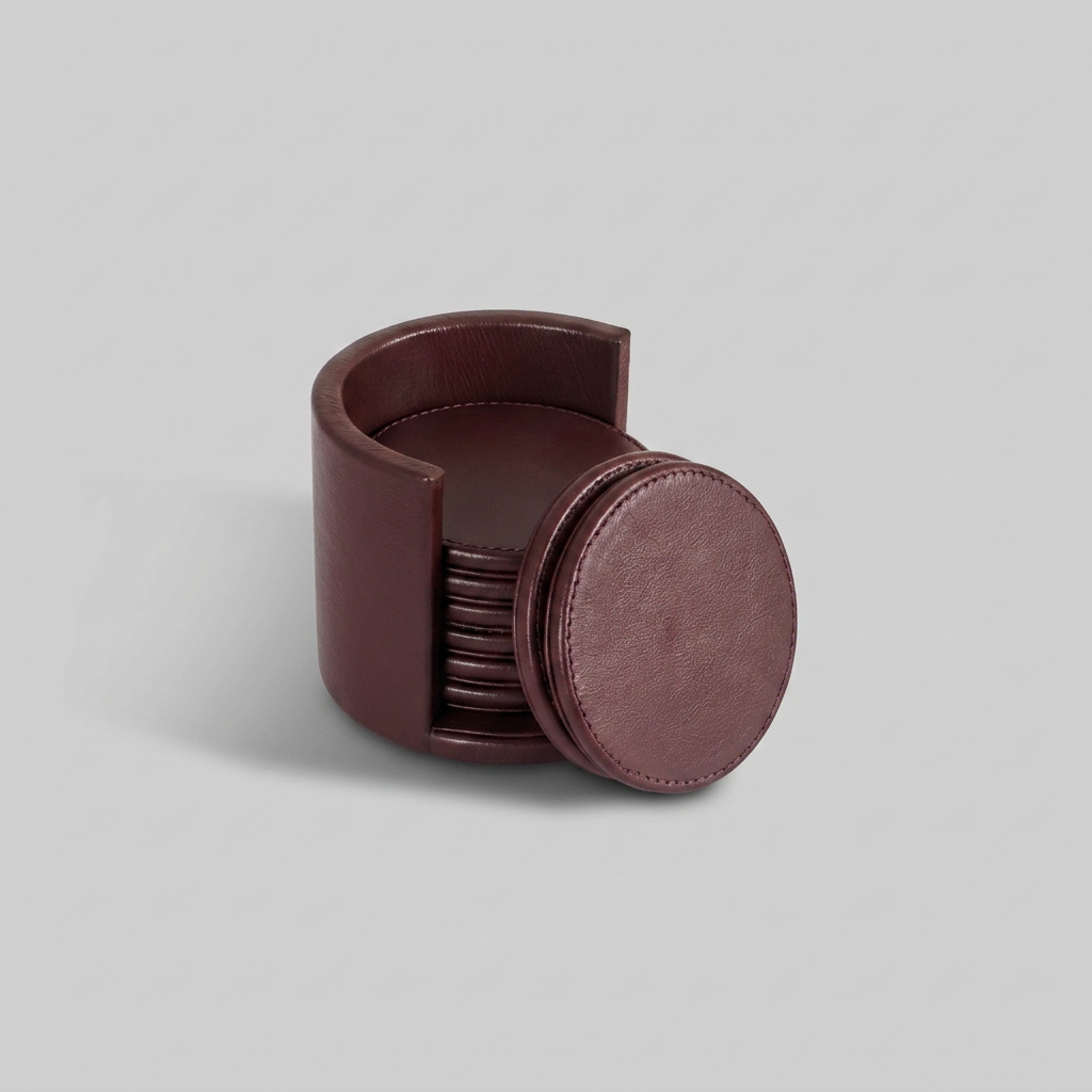 Stack Coasters with Holder (Set of 4)