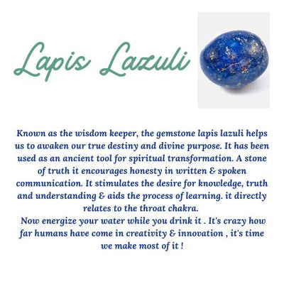 Crystal Bottle - Lapis Lazuli