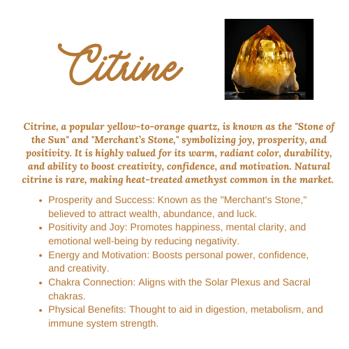 Crystal Bottle - Citrine