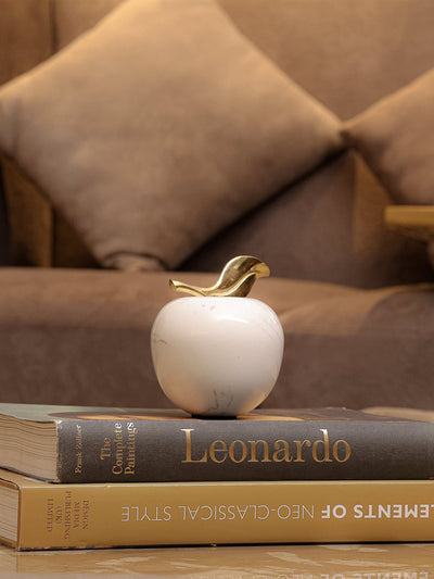 Marble Apple Decor Object