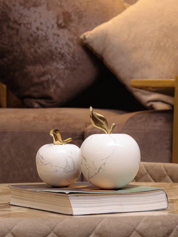 Marble Apple Decor Object