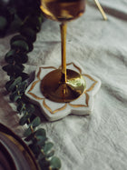 Marble Fleur Coaster Set Of 2