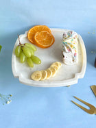 Marble Cake Stand 8 Inch - Cross Shape