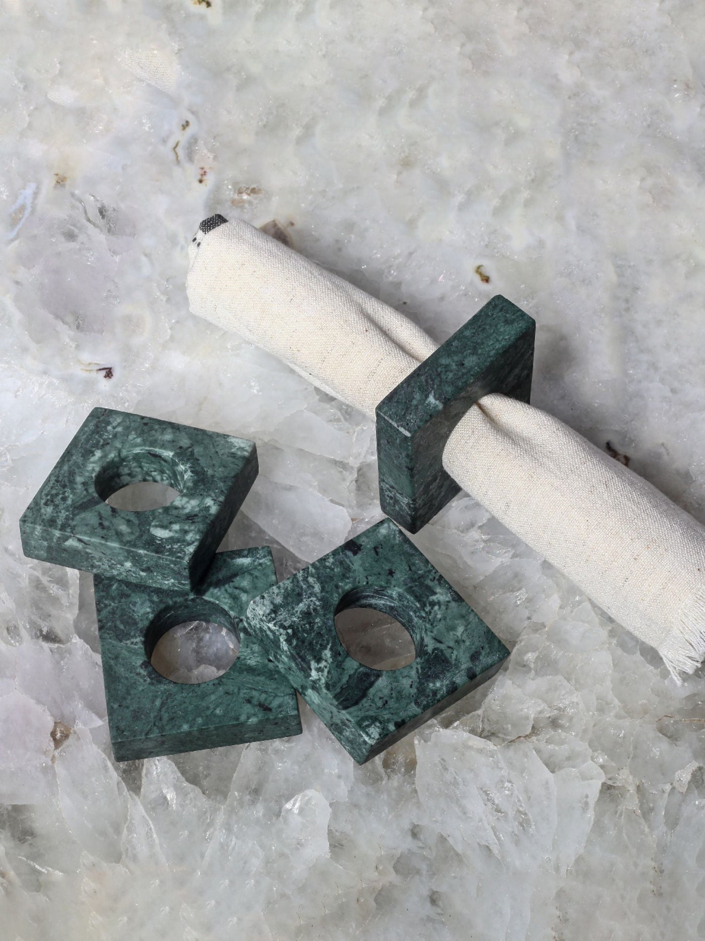 Marble Square Napkin Ring