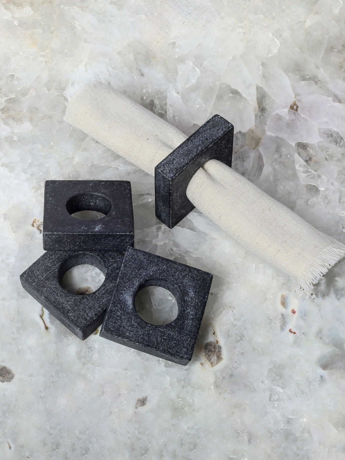 Marble Square Napkin Ring