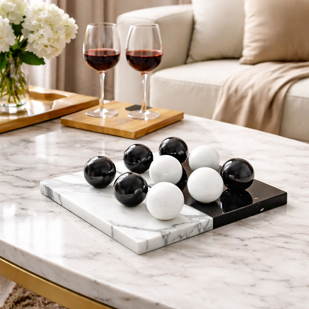 Marble Tic Tac Toe
