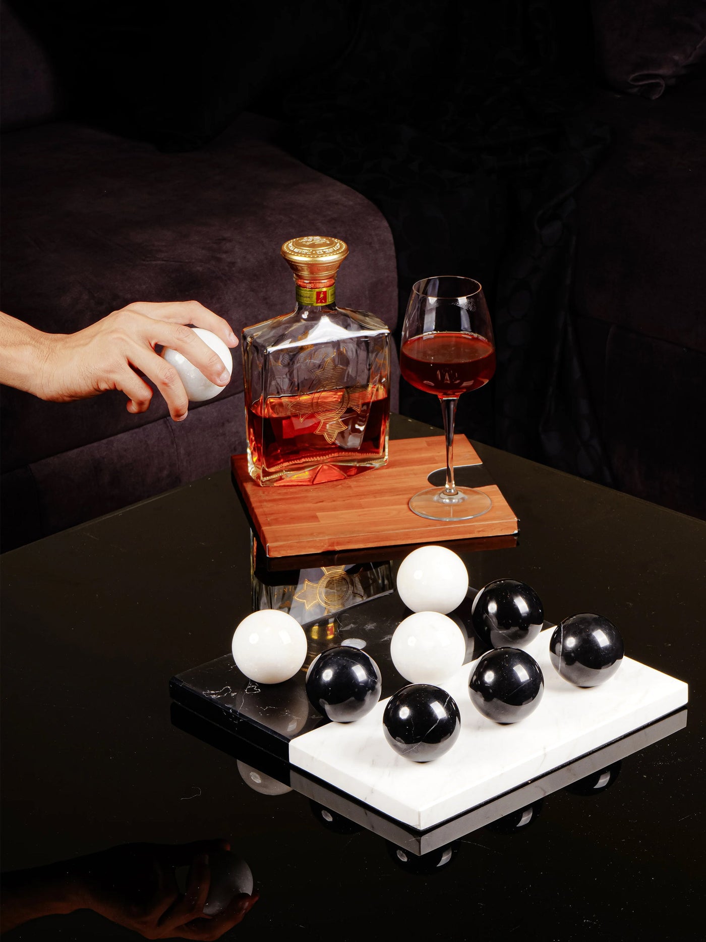 Marble Tic Tac Toe
