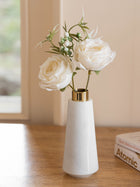 Marble Bud Vase White