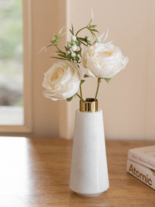 Marble Bud Vase White