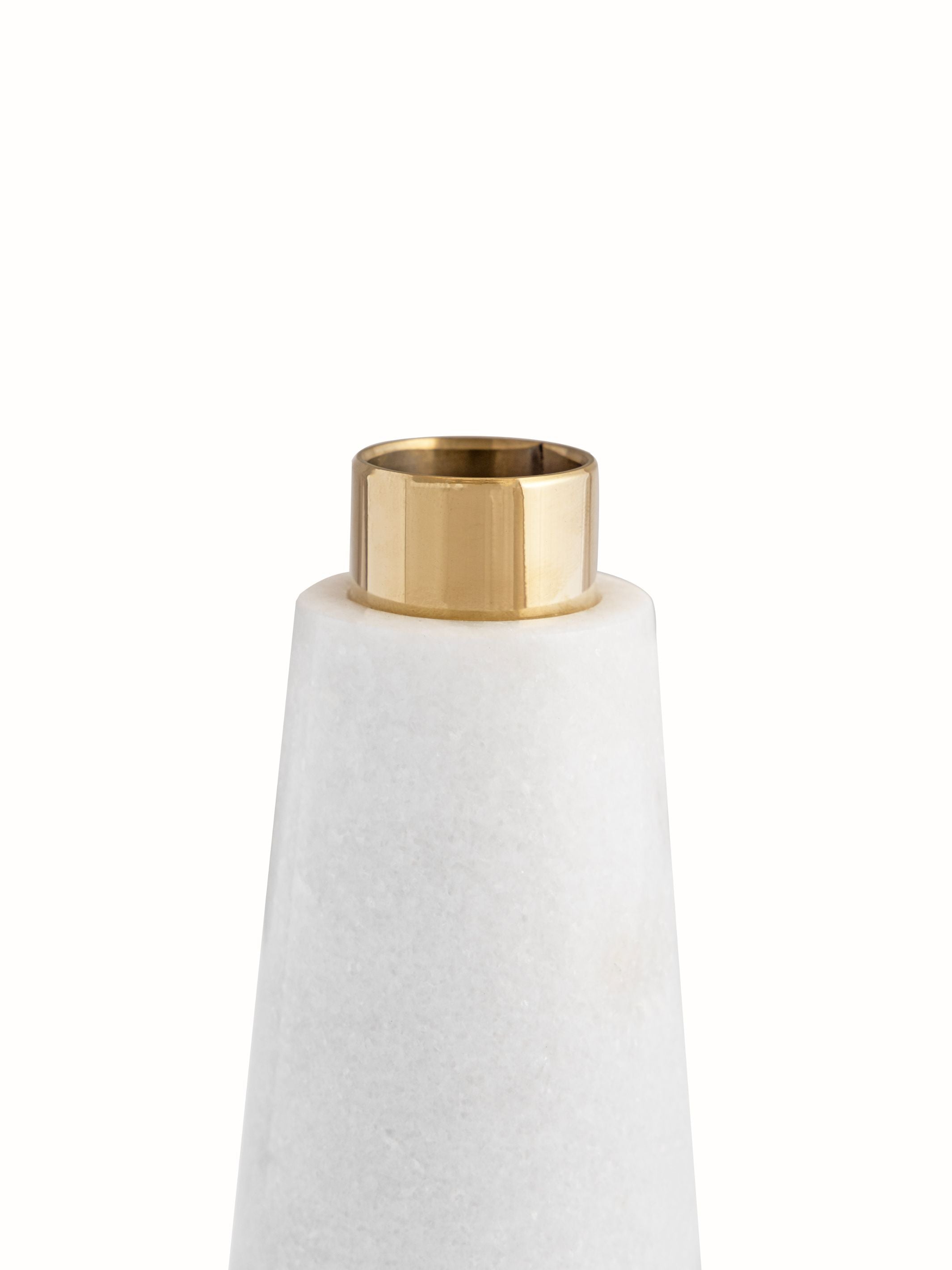 Marble Bud Vase White