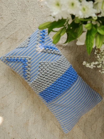 Handwoven Cushion Cover - Marine Solace