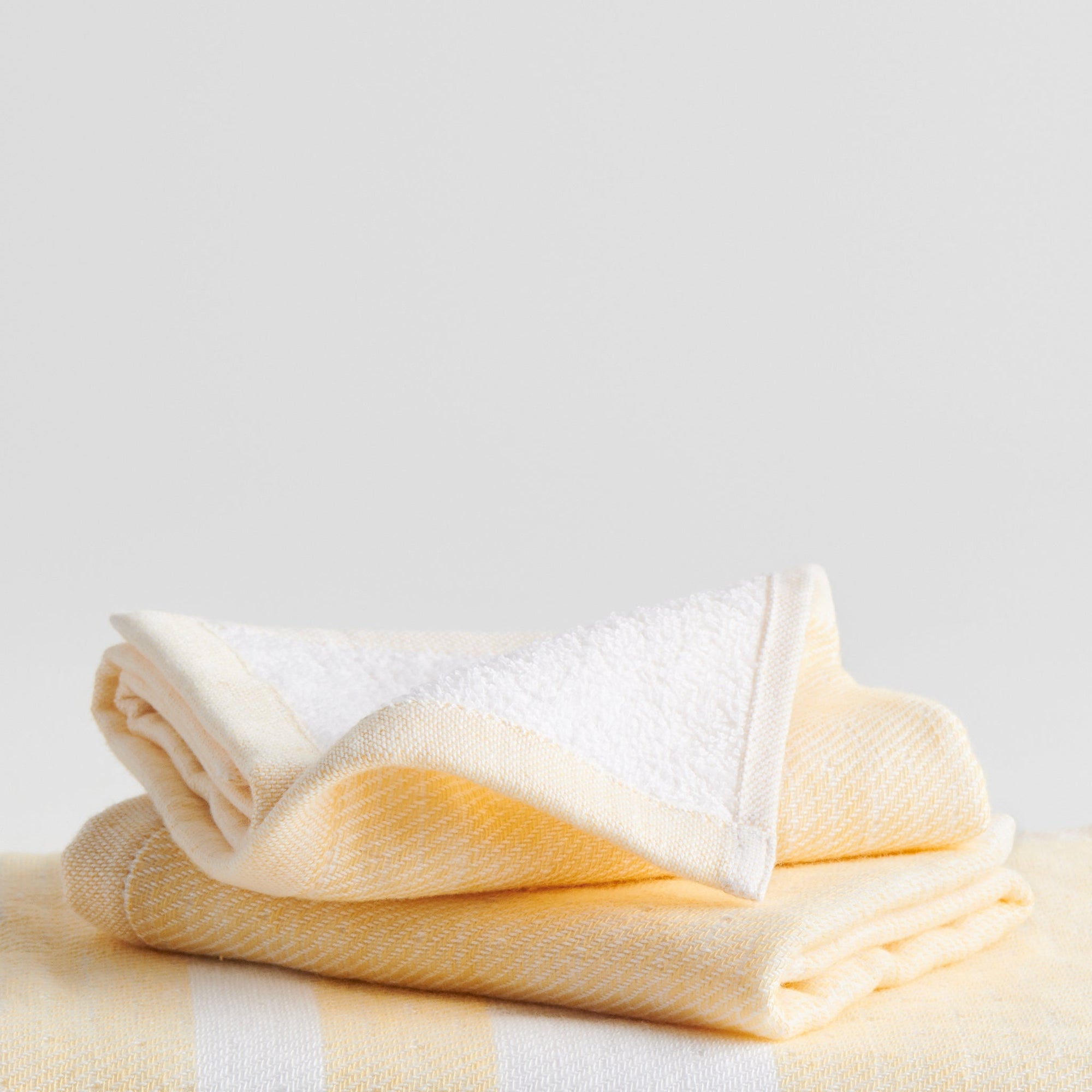 Melon | Cotton | Hammam Terry | Face Towels - Set of 2
