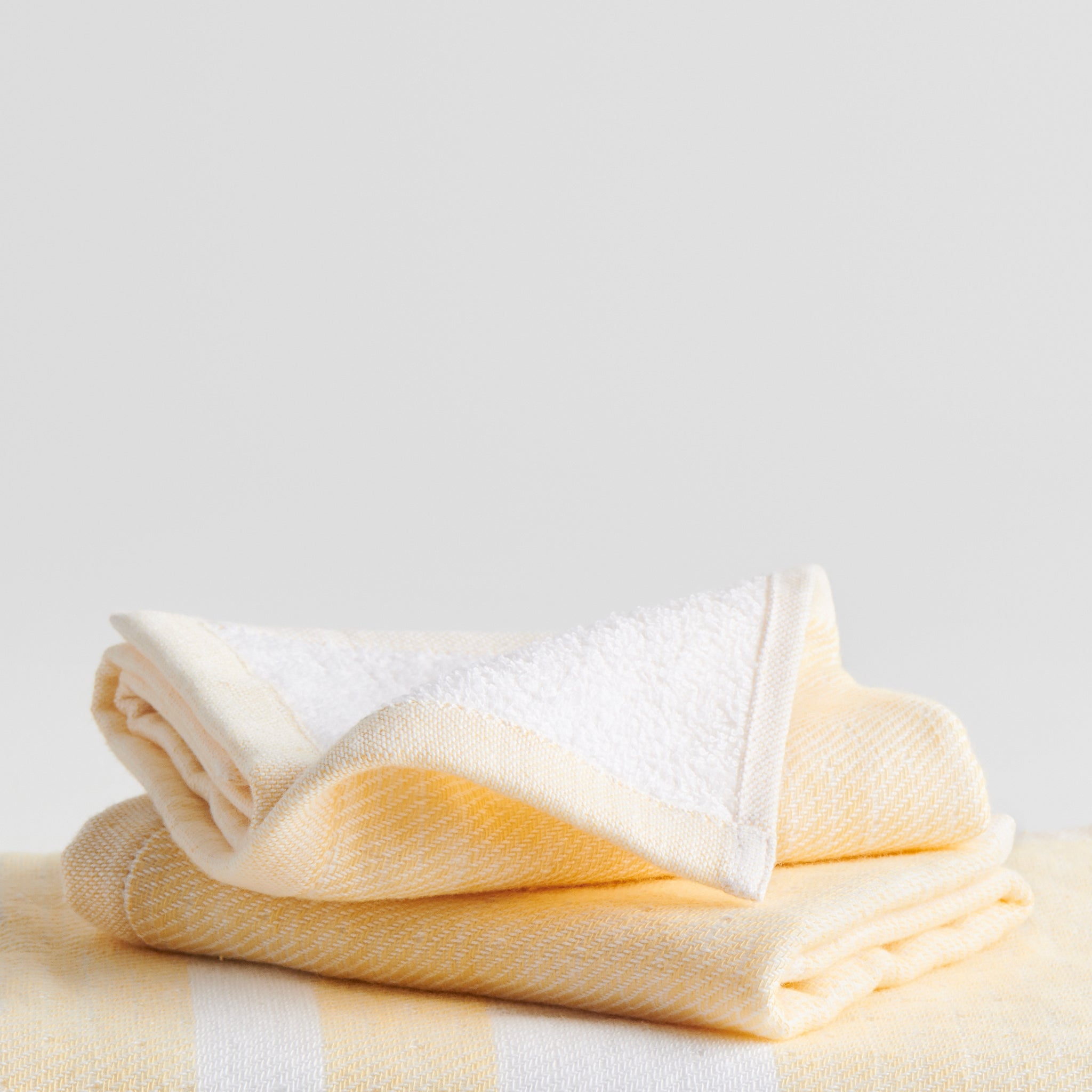 Melon | Cotton | Hammam Terry | Face Towels - Set of 2