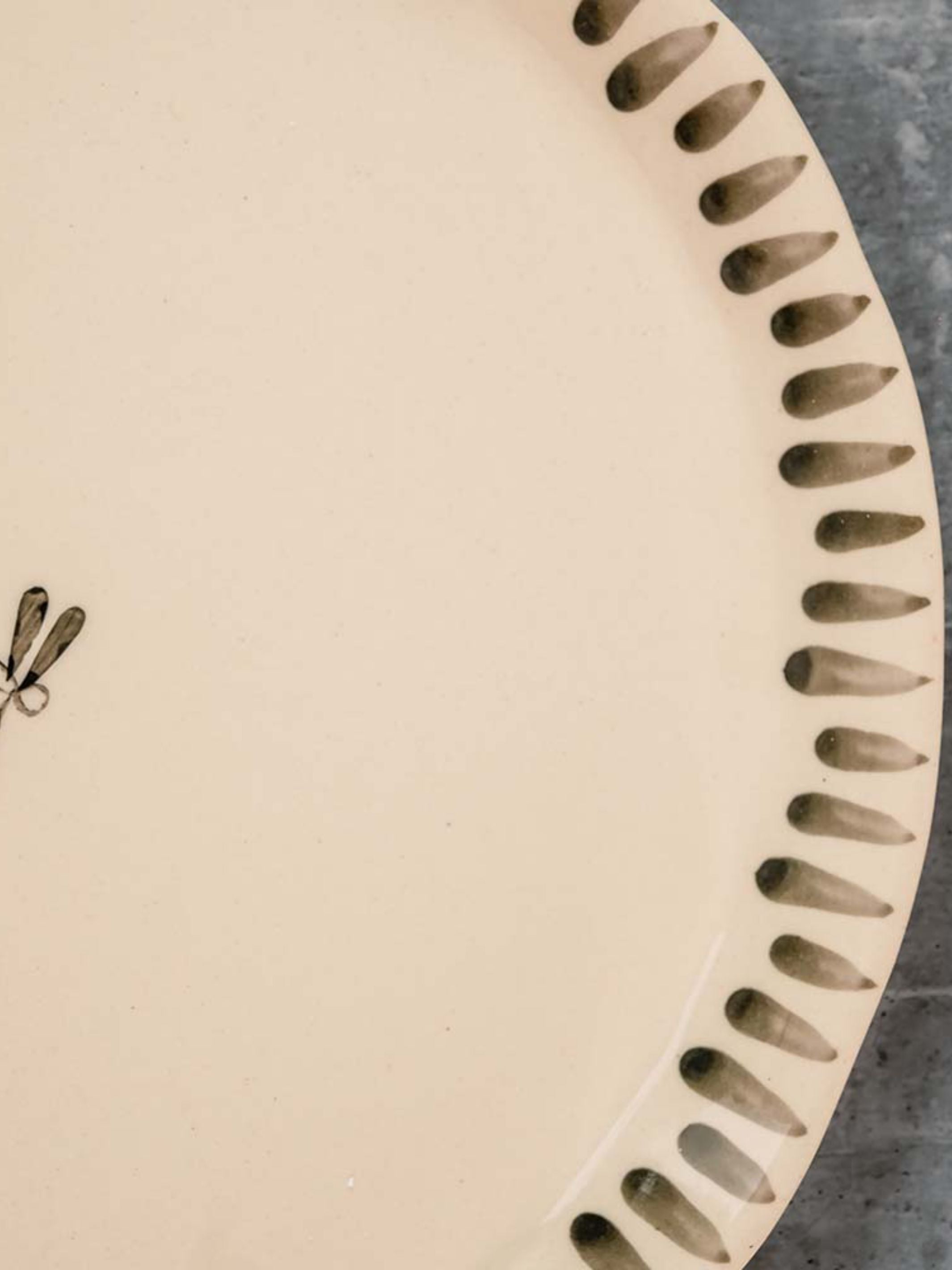 Ceramic Platter - Midnight