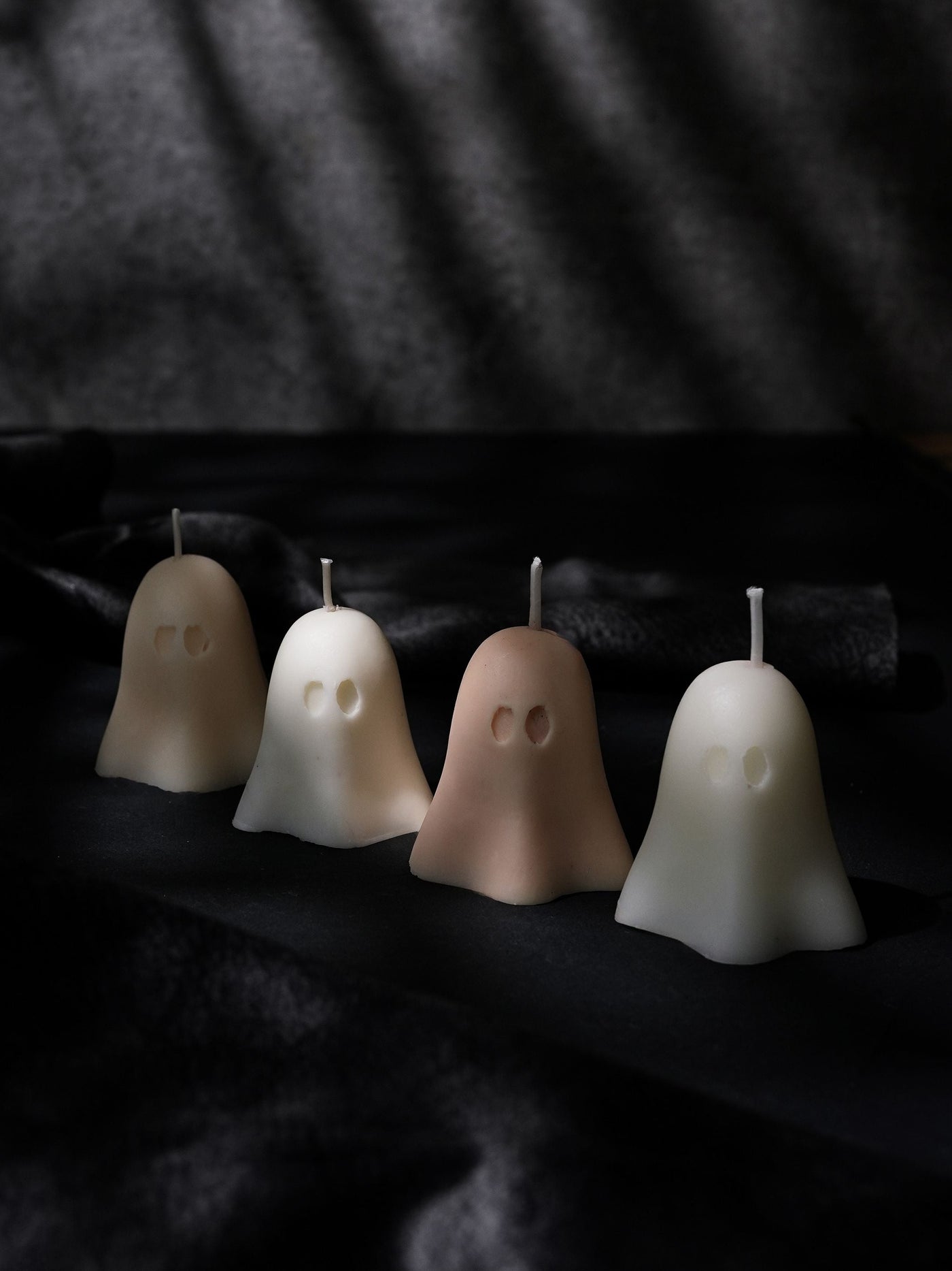 Mini Ghost Candles Set of 4