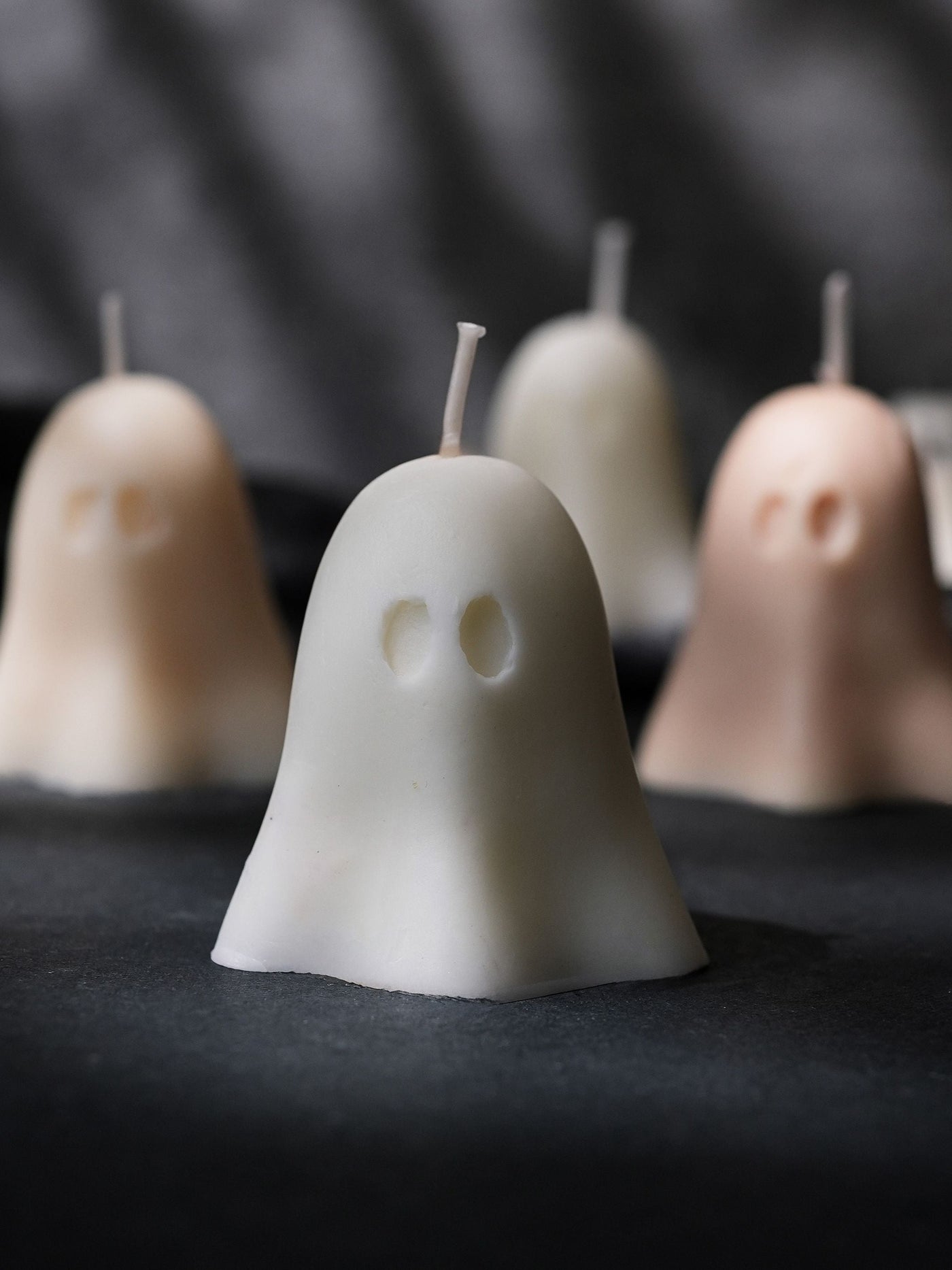 Mini Ghost Candles Set of 4