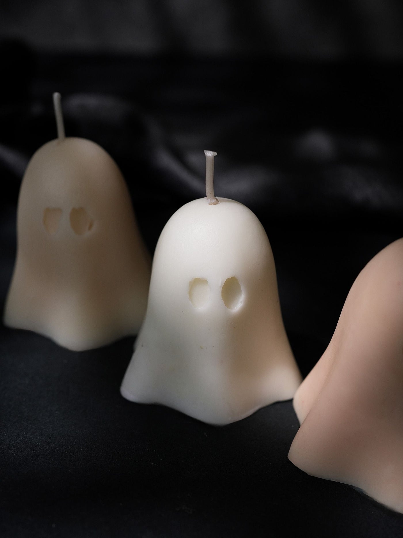 Mini Ghost Candles Set of 4