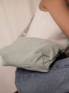 Minimalist Corduroy Sling Bag - Sage