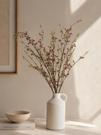 Long Stem Artificial Wildflower Branches For Tall Vases