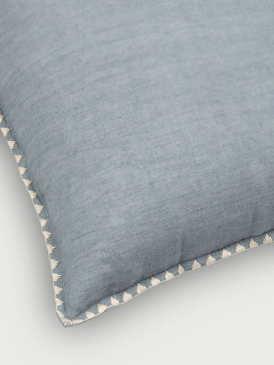 Mirage Azure Linen Cushion Cover