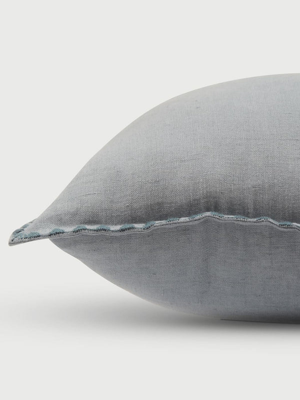 Mirage Baby Blue Linen Cushion Cover