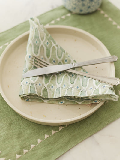 Mirage Fern Linen Table Mats Set of 2