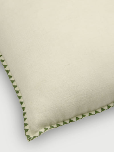 Mirage Pistachio Linen Cushion Cover