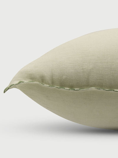 Mirage Pistachio Linen Cushion Cover