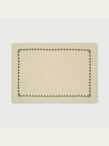 Mirage Pistachio Linen Table Mats Set of 2