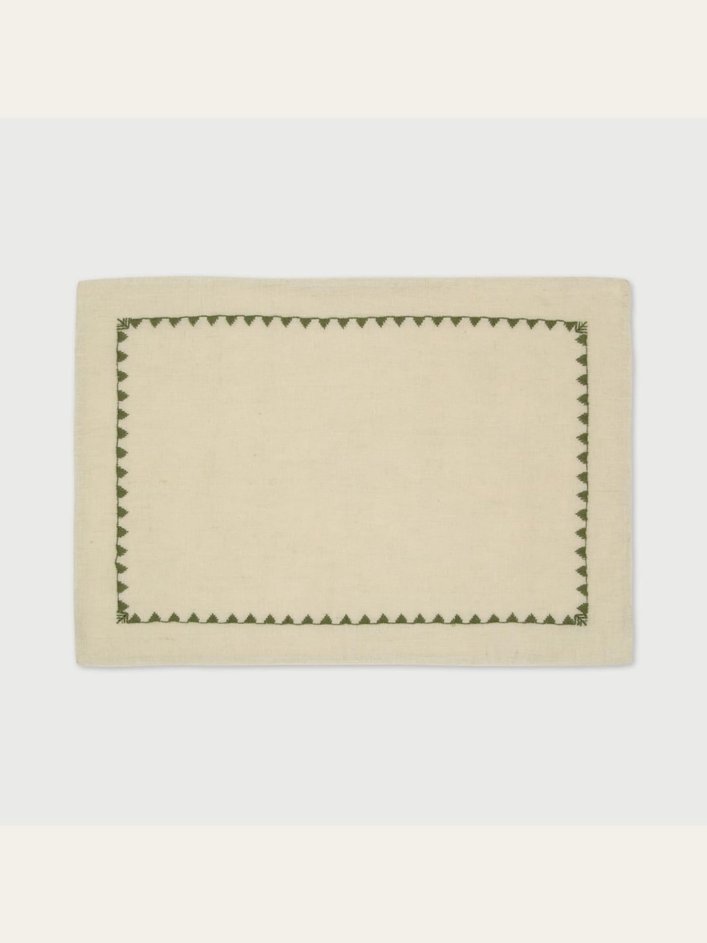 Mirage Pistachio Linen Table Mats Set of 2