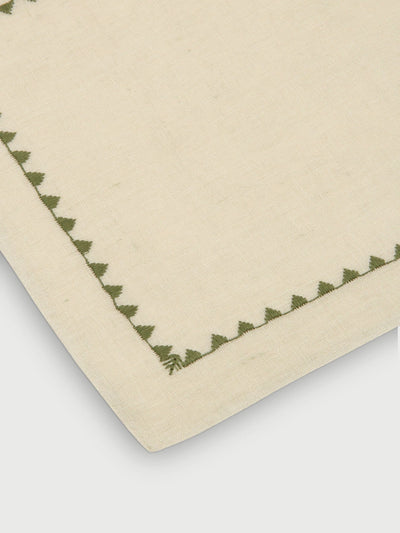 Mirage Pistachio Linen Table Mats Set of 2