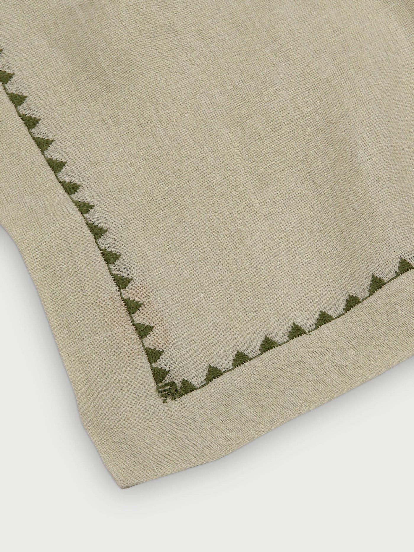 Mirage Pistachio Linen Table Runner